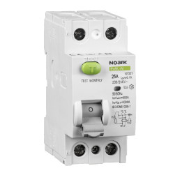 intreruptoare diferentiale ex9l-n 2p 25a 30ma, 108314, noark
