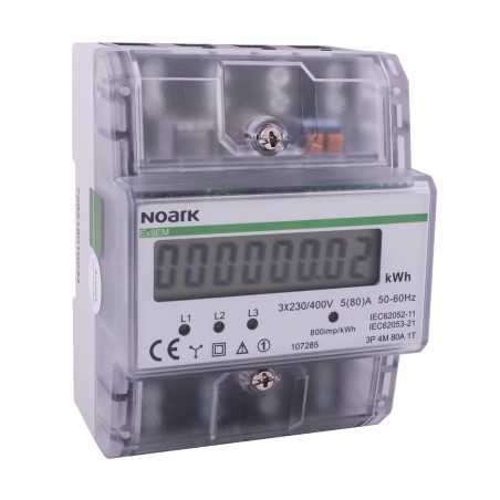 contoare de energie ex9em 3p 4m 80a 1t, 107285, noark