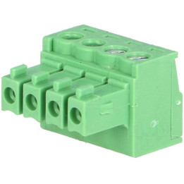 Conectori, Regletă de conexiuni deconectabilă 3,5mm 4 pini drept mufă mama -1, dioda.ro