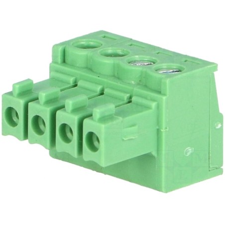 Conectori, Regletă de conexiuni deconectabilă 3,5mm 4 pini drept mufă mama -1, dioda.ro