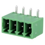 Regletă de conexiuni deconectabilă 3,5mm 4 pini soclu tată Regletă de conexiuni deconectabilă 3,5mm 4 pini soclu tată