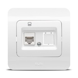 jazz priza utp 1xrj45, alb, elbi