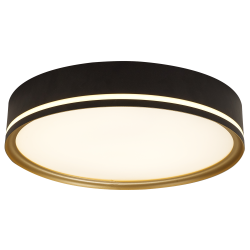 plafoniera cleo 32w 1920lm 4000k, negru, erste