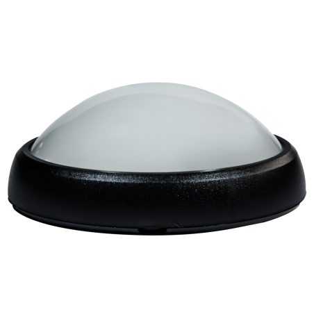 lampa bat led ovala 8w ip65 negru