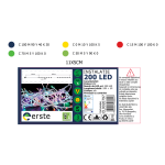 instalatie craciun alb 200led 10m ip44