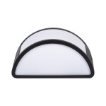 aplica exterior sorey negru 1xe27 60w ip44