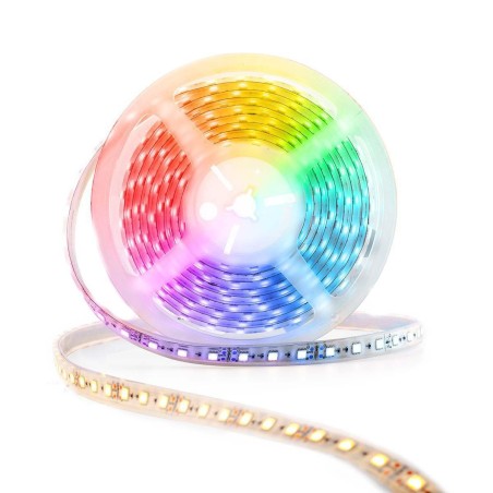 banda led smart wi-fi nedis, rgb, alb cald pana la alb rece, 5m