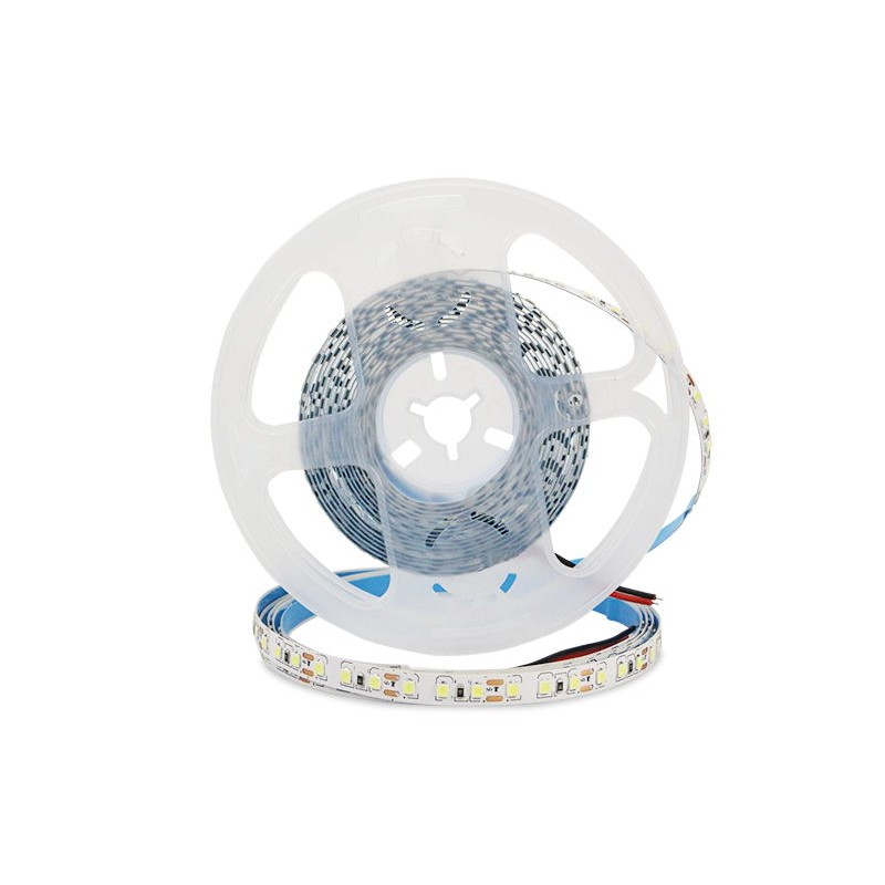 banda led smd2835 lumina calda 3000k 12v 120led/m 9.6w/m ip20 5m well
