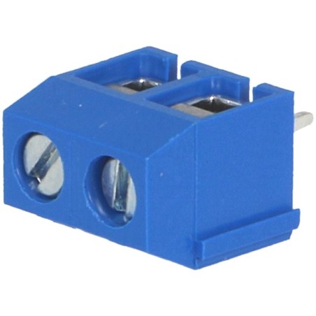 Conectori, Regletă de conexiuni pt.PCB în unghi 90° 5mm piste: 2 1,5mm2 -1, dioda.ro