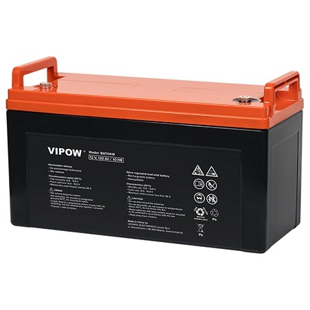 acumulator gel 12v 120ah vipow