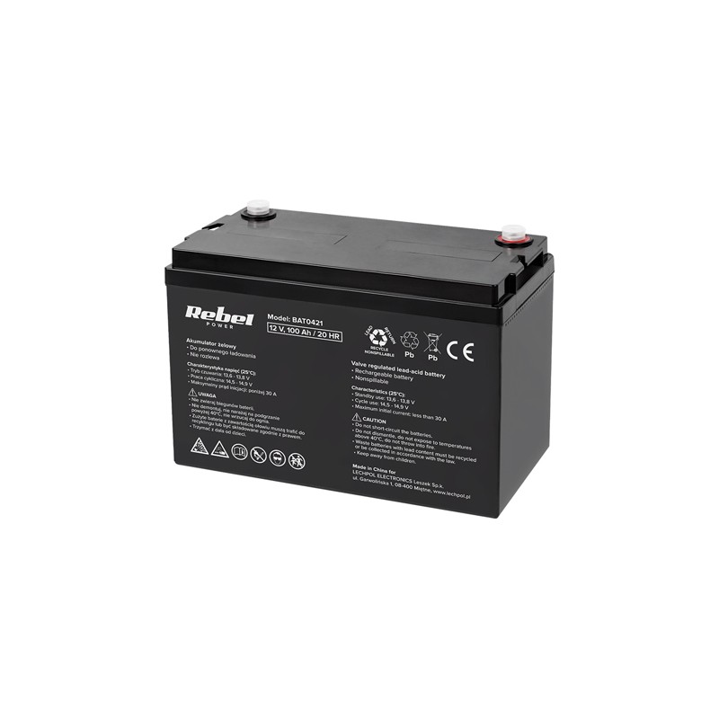 acumulator gel 12v 100ah rebel