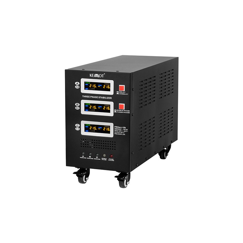 stabilizator servomotor trifazat 10kva proavr-10k kemot