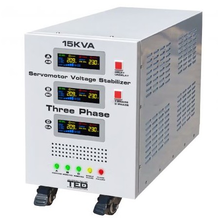 Stabilizator tensiune 15KVA 12KW, Trifazat, TED, TED000101, DZ086198