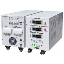 Stabilizator tensiune 15KVA 12KW, Trifazat, TED