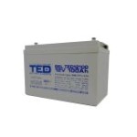 Acumulator 12V GEL Deep Cycle Solar, Dimensiuni 330 x 173 x 212 mm, Baterie 12V 100Ah M8, TED Electric TED004147 A0115591