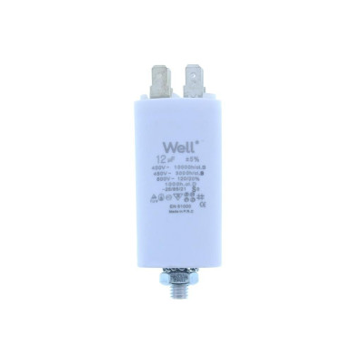 condensator pornire motor 400v 12uf cu pin, well