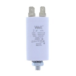condensator pornire motor 400v 2uf cu pin, well