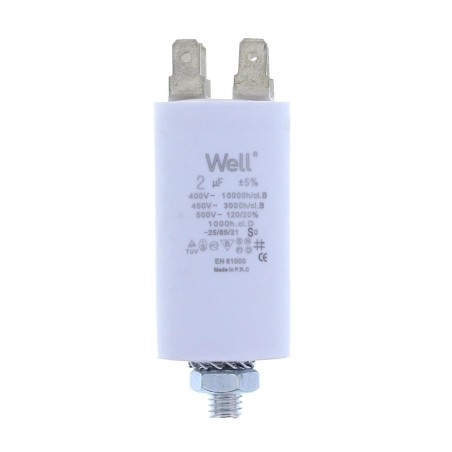 condensator pornire motor 400v 2uf cu pin, well