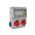 tablou sigurante 2p (3x25a) 380v + 2p (1x16a) 220v ip44