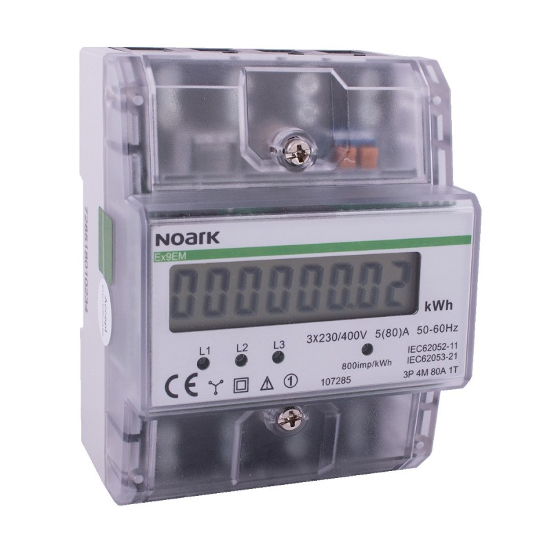 contoare de energie ex9em 3p 4m ct 1t, 107284, noark