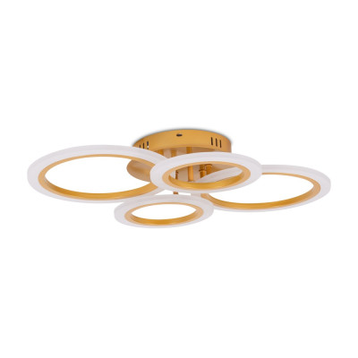 lustra oro led 56w 56cm 3500-6000k cu telecomanda, erste