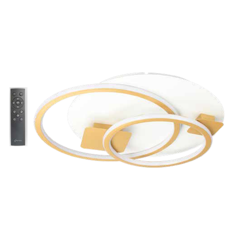 plafoniera  elipse led 80w 5800lm cct3000-6500k, erste