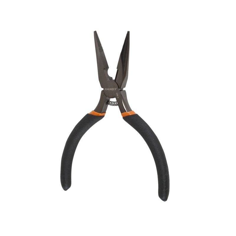 cleste cu cioc, maner cauciucat 135 mm