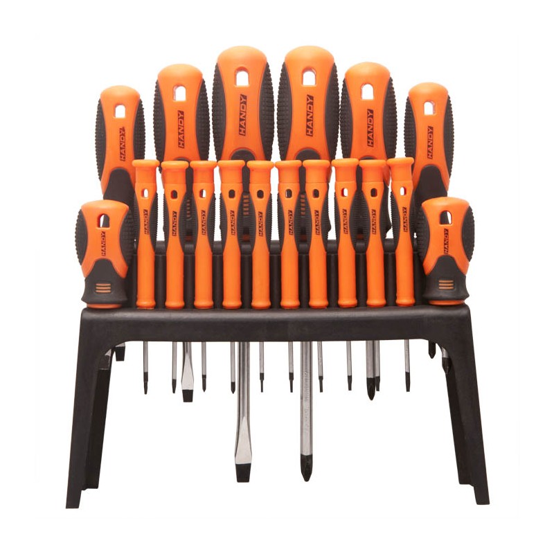 handy - set de 18 surubelnite cu suport
