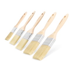 handy - set pensule, maner lemn - 5 buc. - 1 x 1" / 2 x 1,5" / 2 x 2"