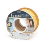 profil izolator autoadeziv pt. ferestre si usi, profil ,,i" - 100 m, alb, 9 mm