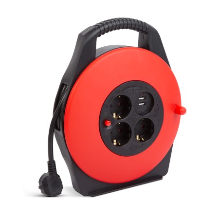 prelungitor - 3 x 1,5 mm² - 2 x usb - 10 m