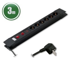 delight - prelungitor 6 prize, cu protectie la supratensiune si supracurent, 3m