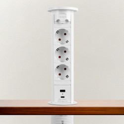 distribuitor ascuns motorizat - alb - delight