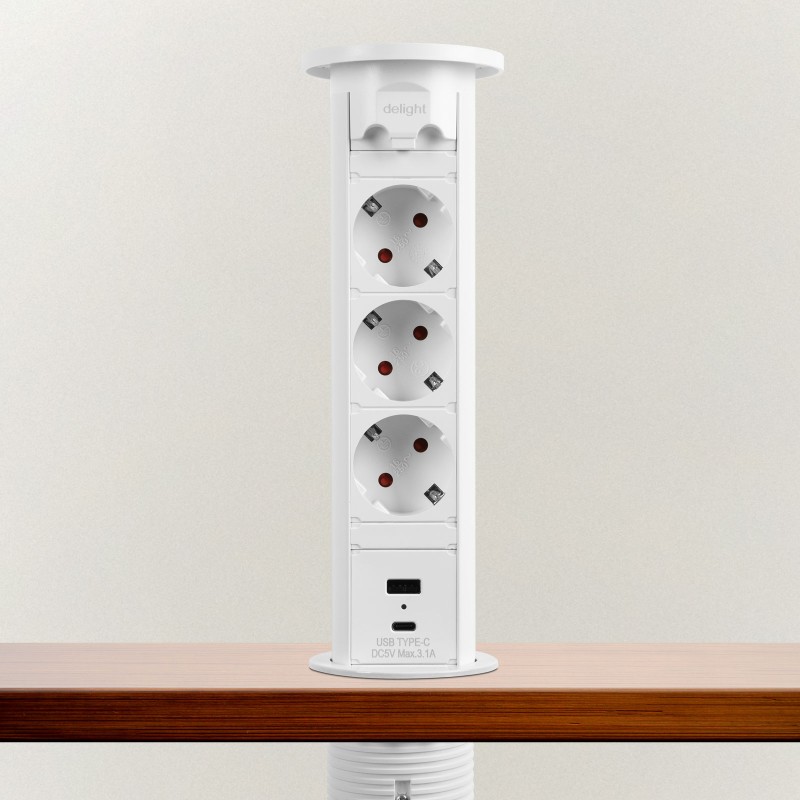 distribuitor ascuns motorizat - alb - delight