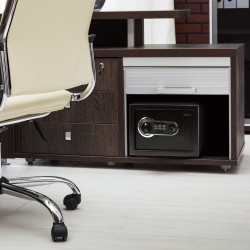 seif digital cu scanner de amprente si tastatura