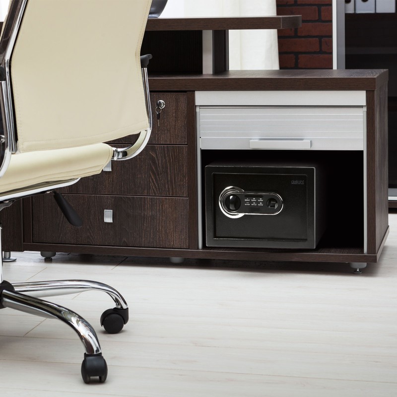 seif digital cu scanner de amprente si tastatura