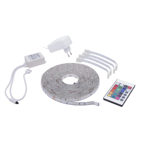 set banda led rgb, 5m, ip65