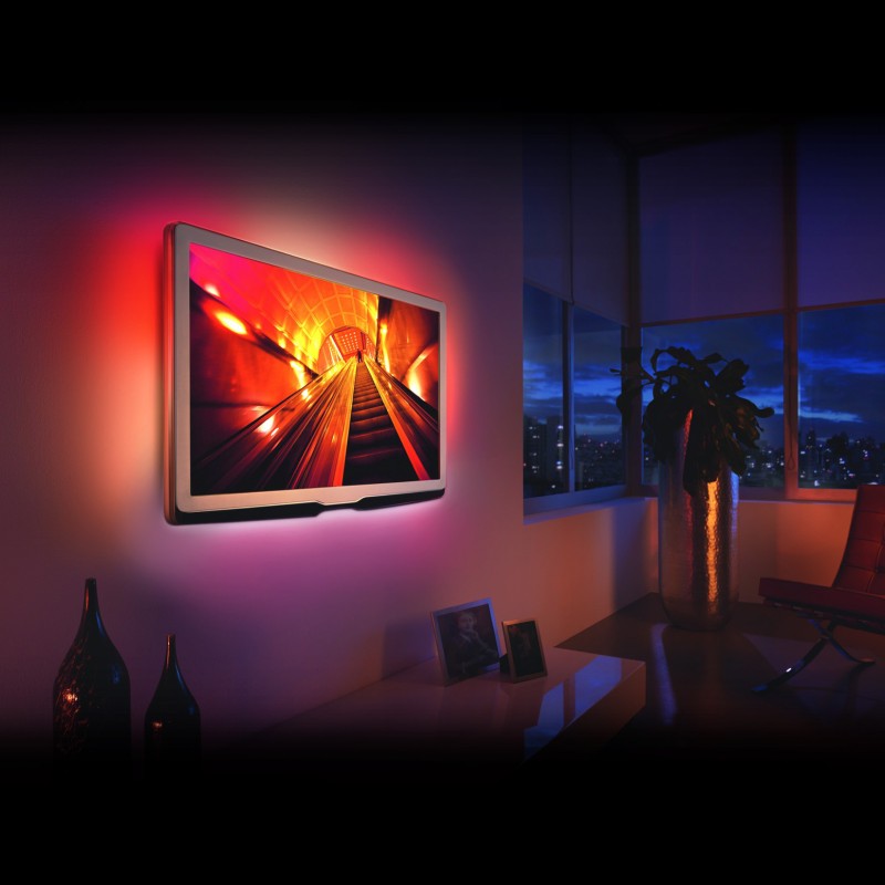 benzi led pentru iluminare fundal tv, cu telecomanda 24-38"