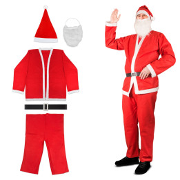 costum de mos craciun - complet