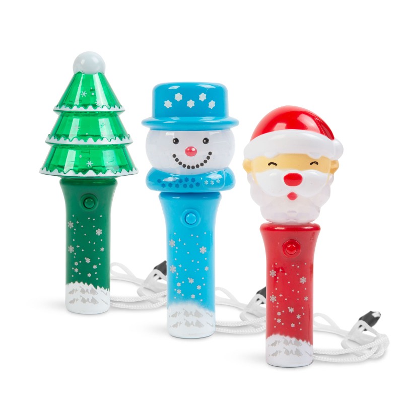mini-felinar de craciun - cu led - 13,5 cm - 3 feluri