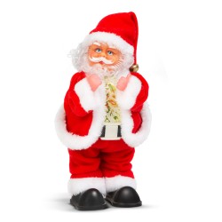 mos craciun muzical - 3 x aa - 30 x 12 x 13 cm