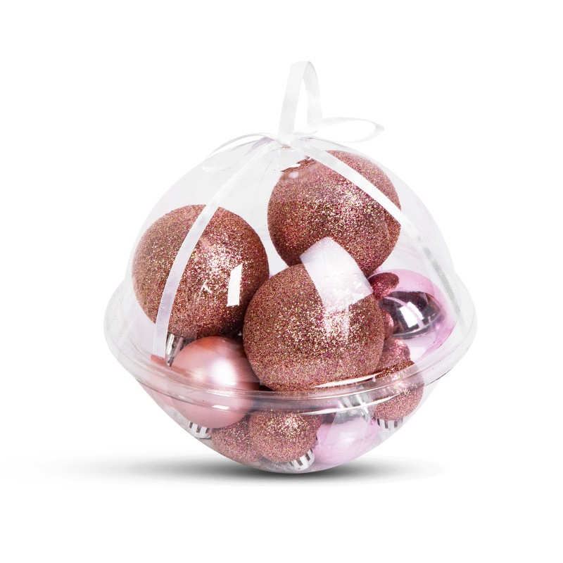 set decor pentru brad - globuri - 3 - 6 cm - 16 buc / set set decor pentru brad - globuri - 3 - 6 cm - 16 buc / set