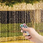 plasa luminoasa led - 300 leduri - 3 x 3 m - 230v - cu telecomanda