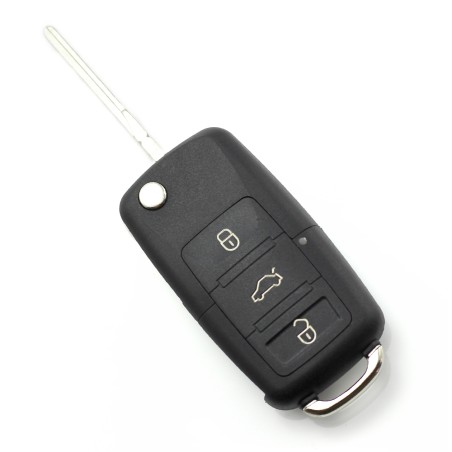 carcasa cheie tip briceag cu 3 butoane - volkswagen - carguard