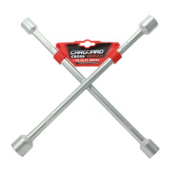 cheie de roata in cruce 17, 19, 21, 23 mm - carguard