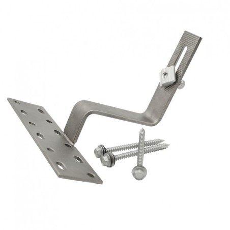 suport pentru montaj panou fotovoltaic pe acoperis cu tigla "z"
