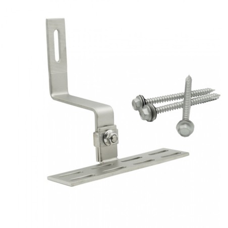 suport reglabil pentru montaj panou fotovoltaic pe acoperis cu tigla (in z)