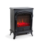 semineu electric - radiator + led - 37 x 23 x 51 cm