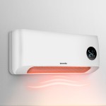 radiator - 1000/2000w - display led - 230v - alb - bewello