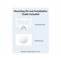 access point wireless ac1200 dual band, gigabit, 4 antene interne, poe, ap1300 p cudy